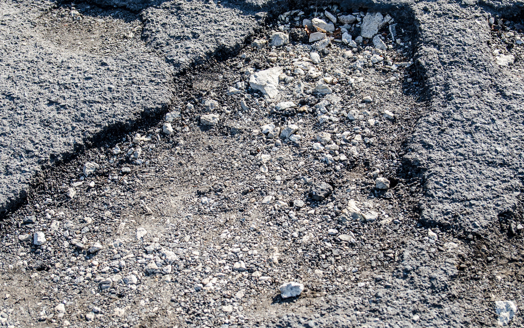asphalt pothole